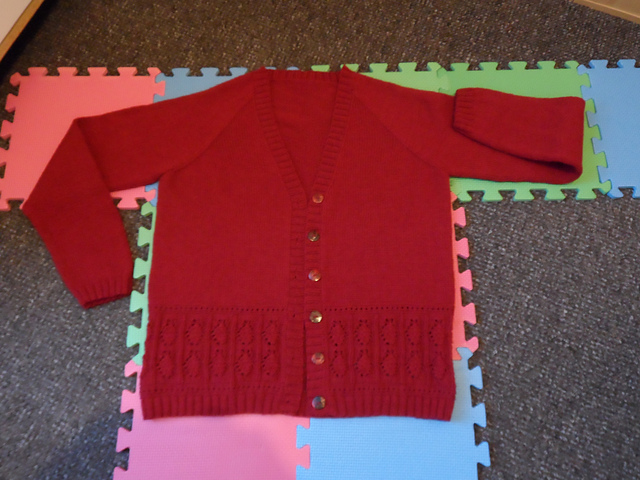 Lace Border Cardigan