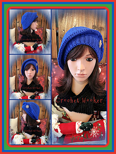 Mauve Beret Slouchy