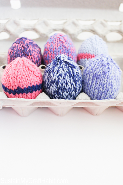 Uncrackable Knitted Easter Eggs
