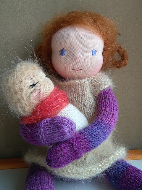 Little knitted baby