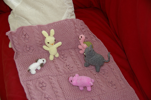 Couverture bébé Rosée