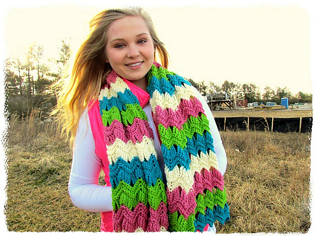 Vintage Ripple Scarf