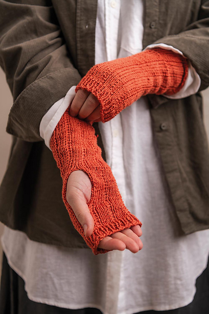 Borås - fingerless mittens