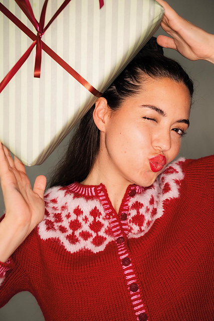 Rimfrost - Pretty X-mas cardigan
