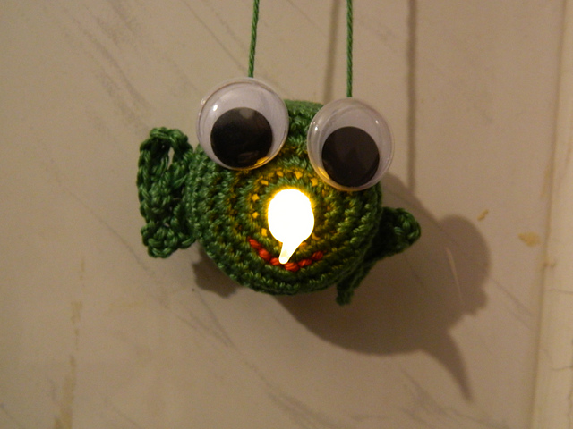 Lighted Frog Ornament