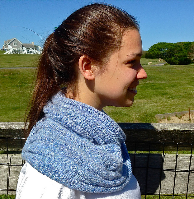 Ocean Ripples Infinity Scarf