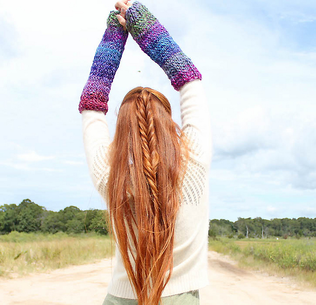 Ribbed Arm Warmers