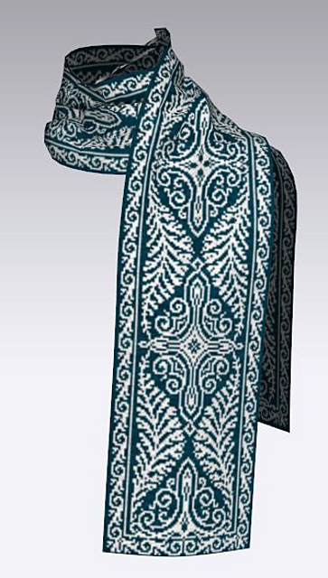 Scarf with Diamonds