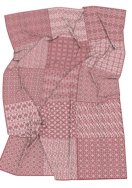 A patchwork quilt (set of 15)