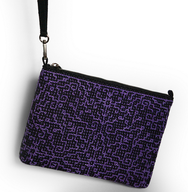 The purple clutch