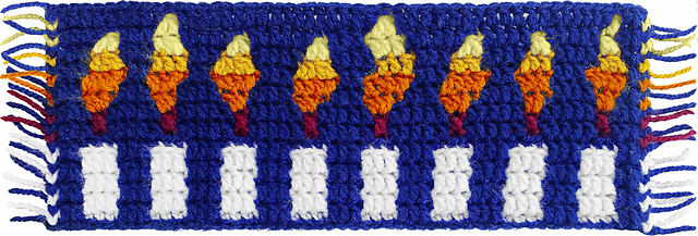 Mosaic Christmas CAL Part 3 – Christmas candles