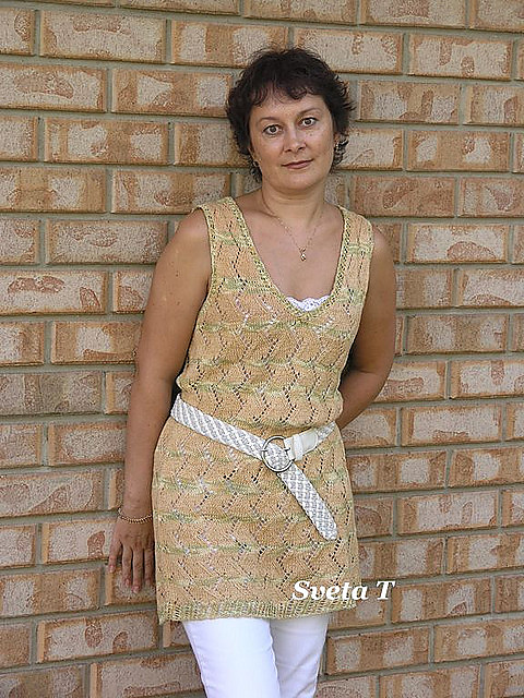 # 83 Minikleid im Zickzack-Ajourmuster