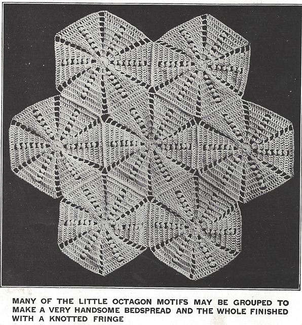Octagon Pattern for Bedspread No. 853