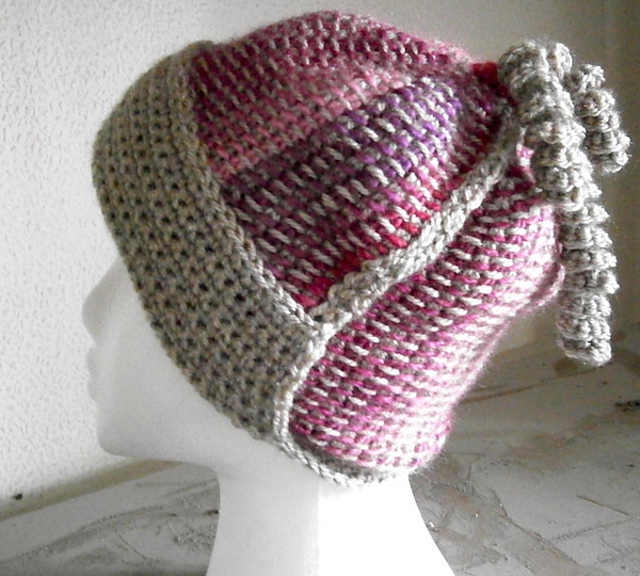 Tunisian Weave Cloche