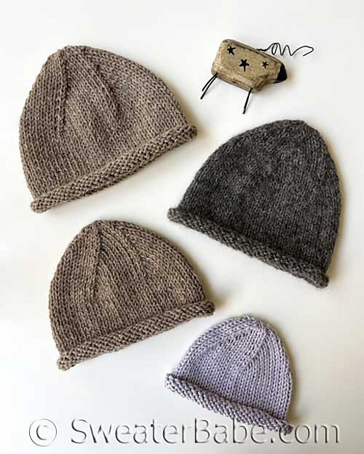 #375 Easy Knit Hat