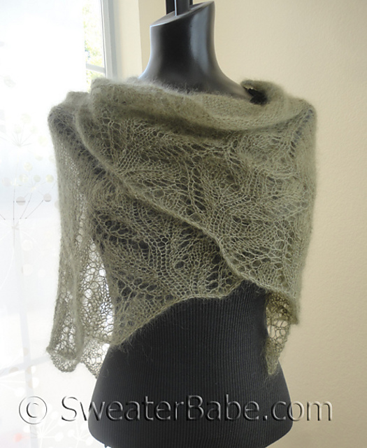 #151 Samantha Featherweight Lace Shawl
