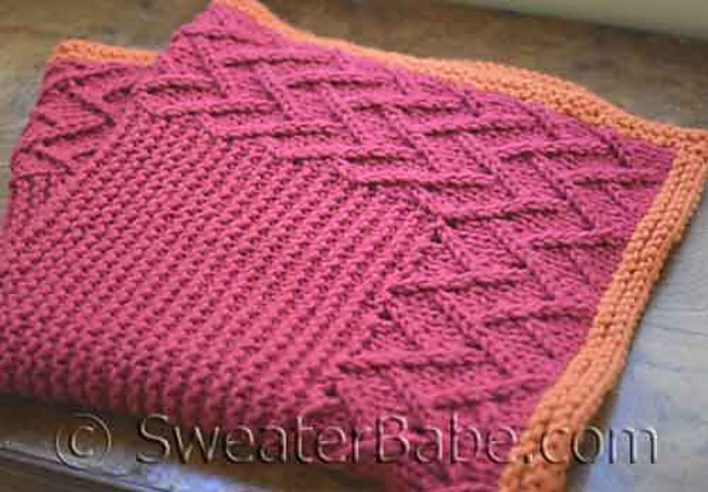#49 Lattice Design Baby Blanket