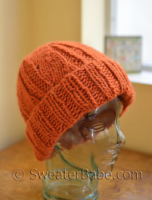 #136 One-Ball Cuffed Chunky Hat