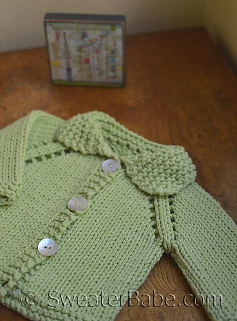 #15 Chunky Cotton Baby Cardigan