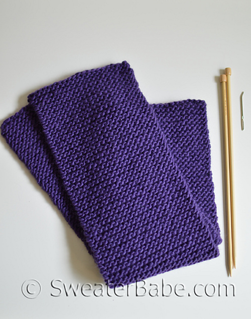 Garter Stitch Scarf