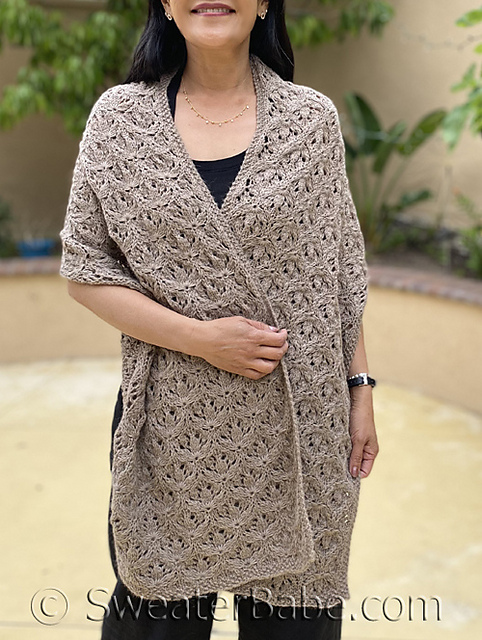 #331 Flora Shawl