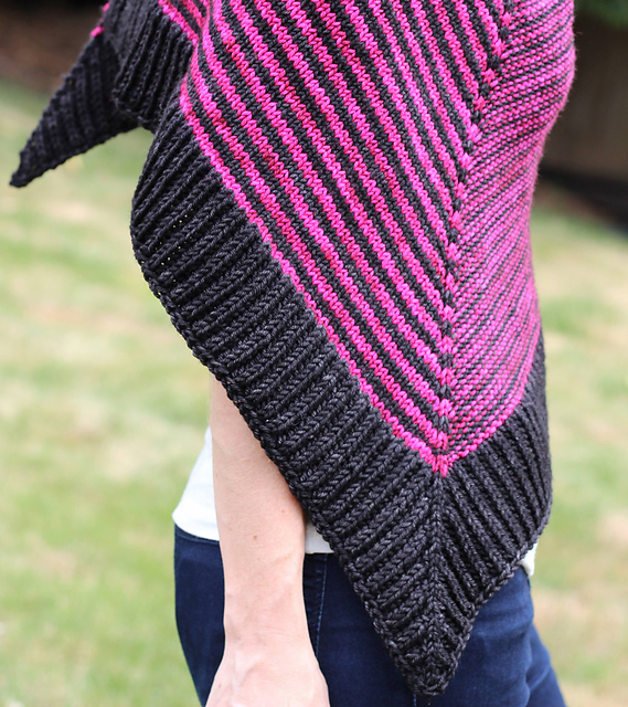 Cherry Brioche Shawl