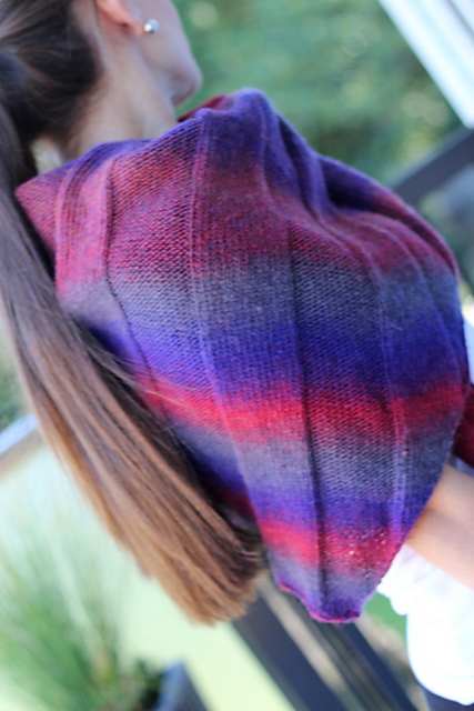 Vertically Biased Shawl