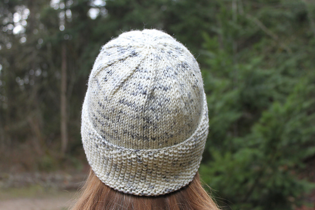 Cuffed Moss Stitch Hat