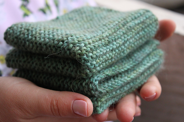 Garter Stitch Washcloths