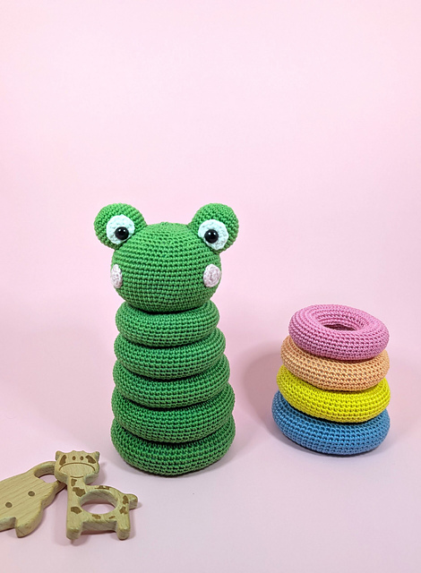 Frog Stacking Toy