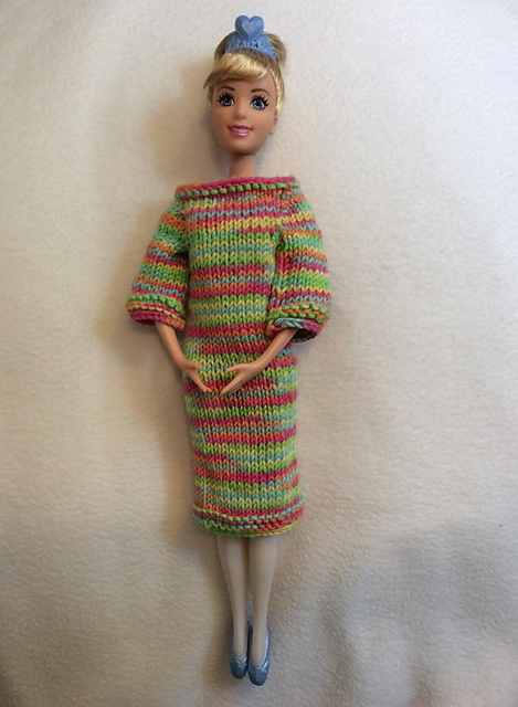 Boatneck Barbie Dress