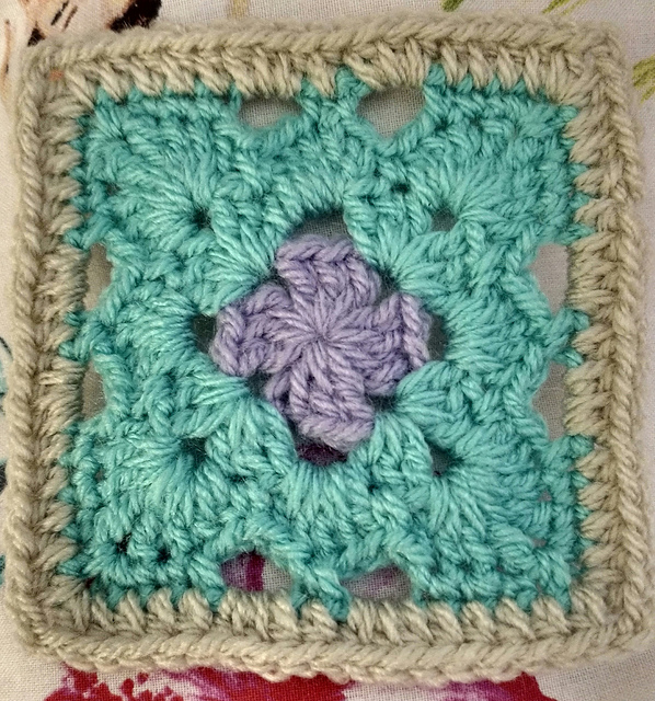 Courtyard Petals Granny Square
