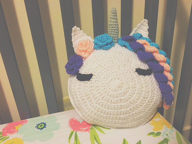 Maci's Unicorn Pillow
