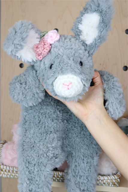 Faux Fur Amigurumi Bunny