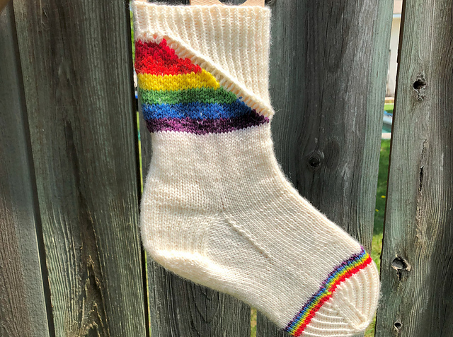 Rainbow Goddess Socks