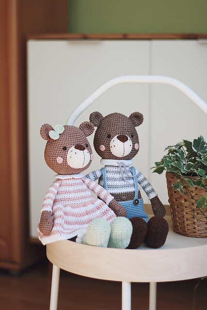 Amigurumi Bear Family