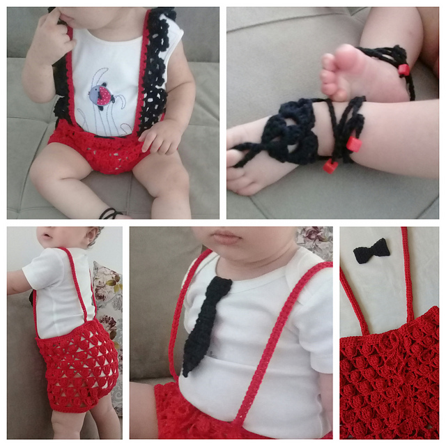 Unisex Suspender Shorts