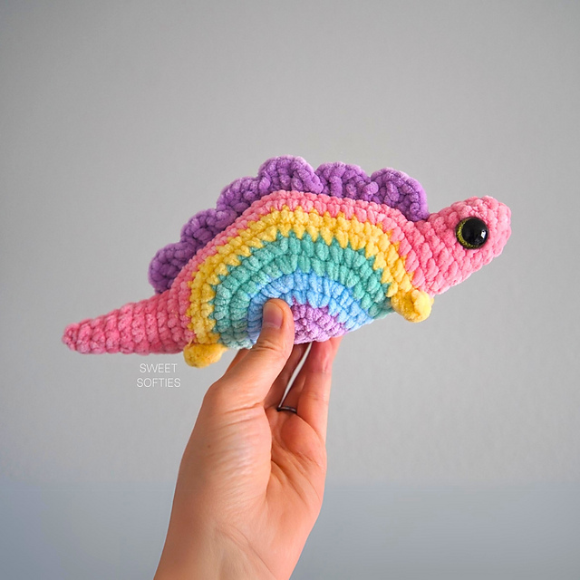 Rainbow Stegosaurus