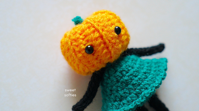 Pumpkin Head Doll