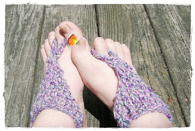 Loomed Barefoot Sandals
