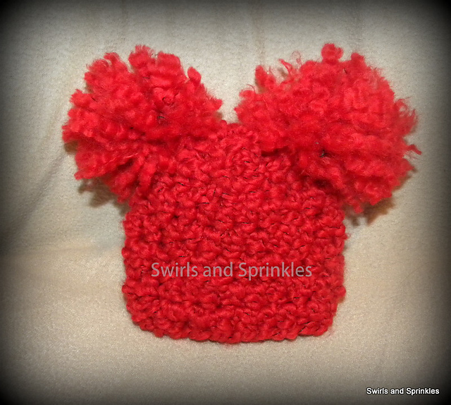 Newborn Pom Hat