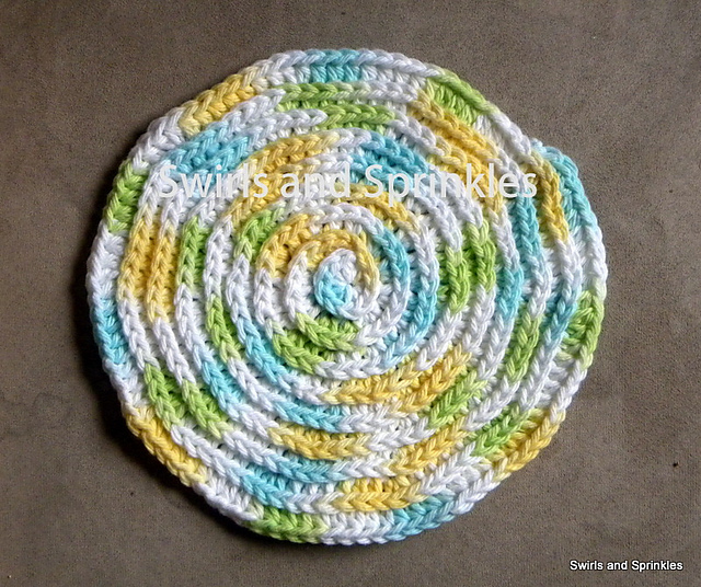 Round Dishcloth/Washcloth
