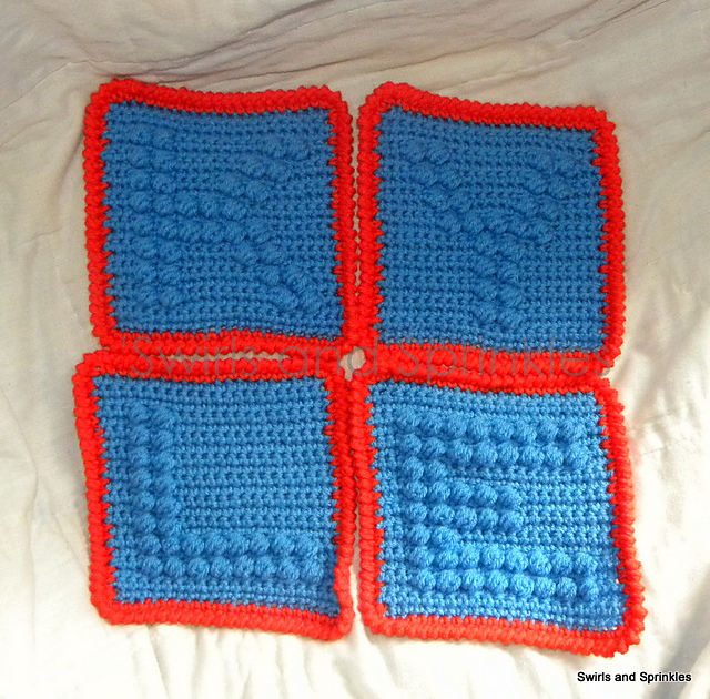 Alphabet Square/Block F, G, H, I, and J