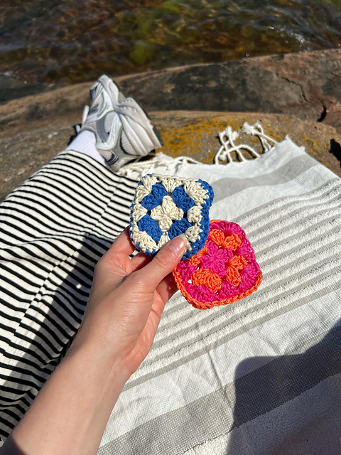 Granny Square AirPods Case