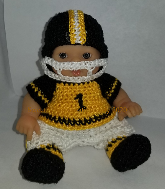 5 inch Baby Football Player