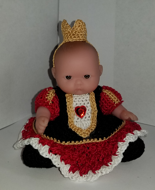 5 inch Baby Queen of Hearts