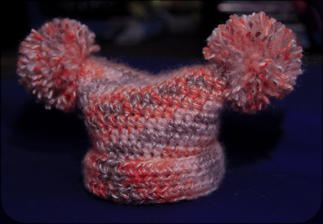 Double Pom Pom Hat