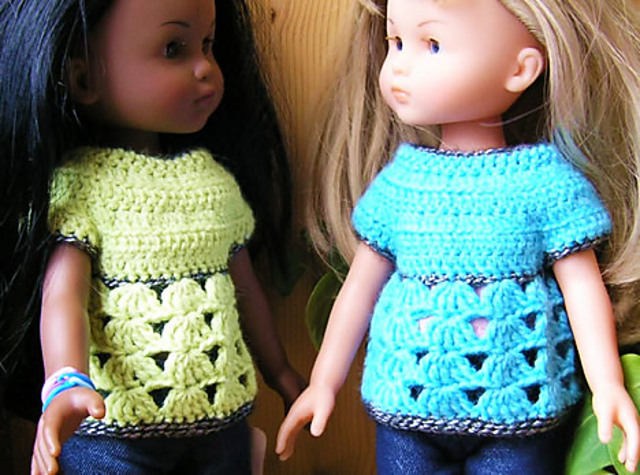 Roselette Chéries, for 13 inch dolls