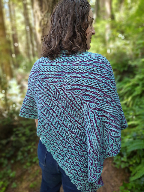 Ravelry: Synaptic Shawl pattern by Jenn Lampen
