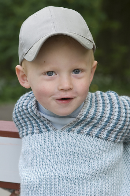 Bluse med ærmer på tværs